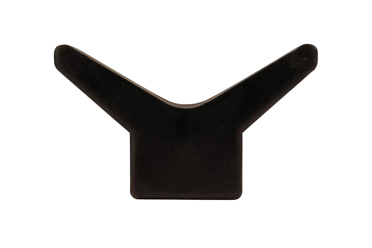 Attwood 11200-1 - Tope de Goma para Remolque en V, Color Negro, 2 x 2 Pulgadas