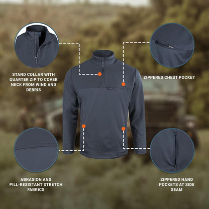 Propper Propper Kinetic Quarter Zip Fleece Jersey Hombre