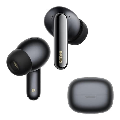 XIAOMI Redmi Buds 8 Pro, True Wireless Bluetooth, ANC hasta 55 dB, Negro | 36h Reproducción, ANC 42dB, Graves intensos, Driver 12,4 mm, 5 EQ, Bluetooth 5.4, Micrófono doble, reducción ruido con IA