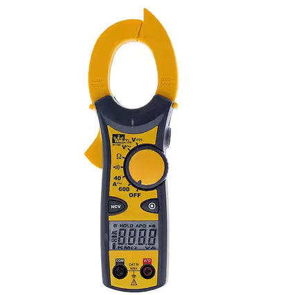 IDEAL 61-746 600 Amp Clamp-Pro Clamp Meter with True RMS | 600 A, Medición CA/CC, Diseño Mandíbula Cónica, Apagado Automático