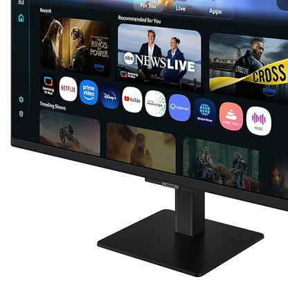 Samsung Smart Monitor LS32FM500ELXZX 32" FHD 60Hz, Panel VA, TV Plus, Resolución FHD, Tiempo de Respuesta 4ms (GTG), Brillo 200 CD/m