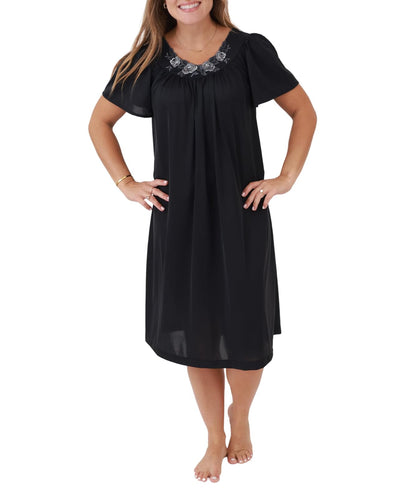 Shadowline Petals - Vestido de vals de Manga Corta de 40 Pulgadas