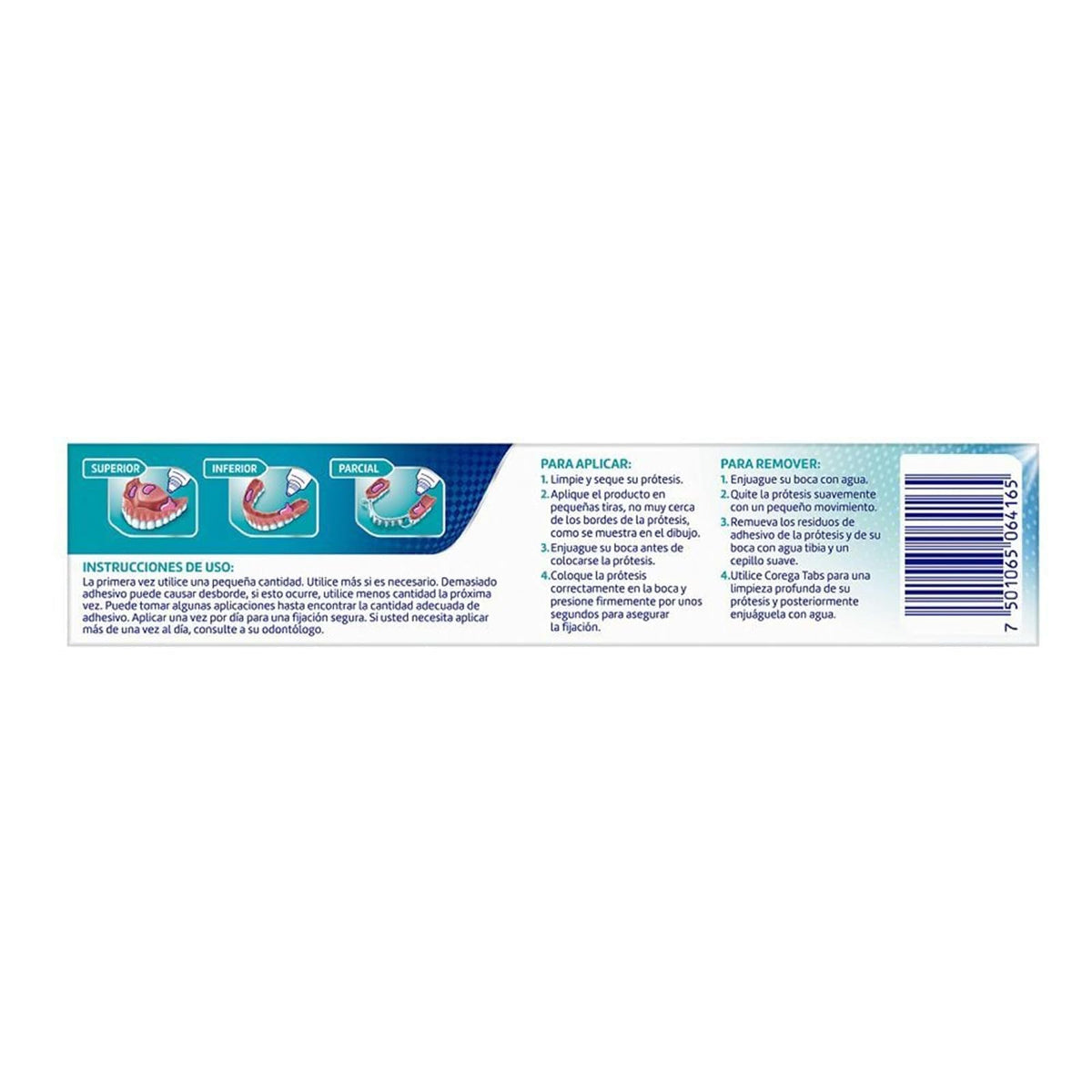 Corega Ultra Crema Adhesiva para Prótesis Dentales Sin Sabor 70g