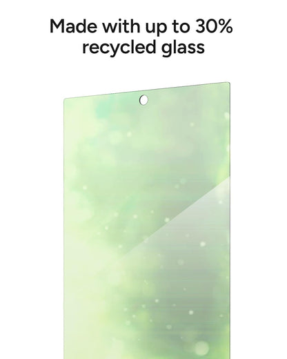 ZAGG Glass XTR4 - Protector de visualización para Samsung Galaxy S25 Ultra, vidrio templado, 11 veces más fuerte con grafeno, filtro de luz azul, tecnología antirreflectante, escudo invisible, fácil