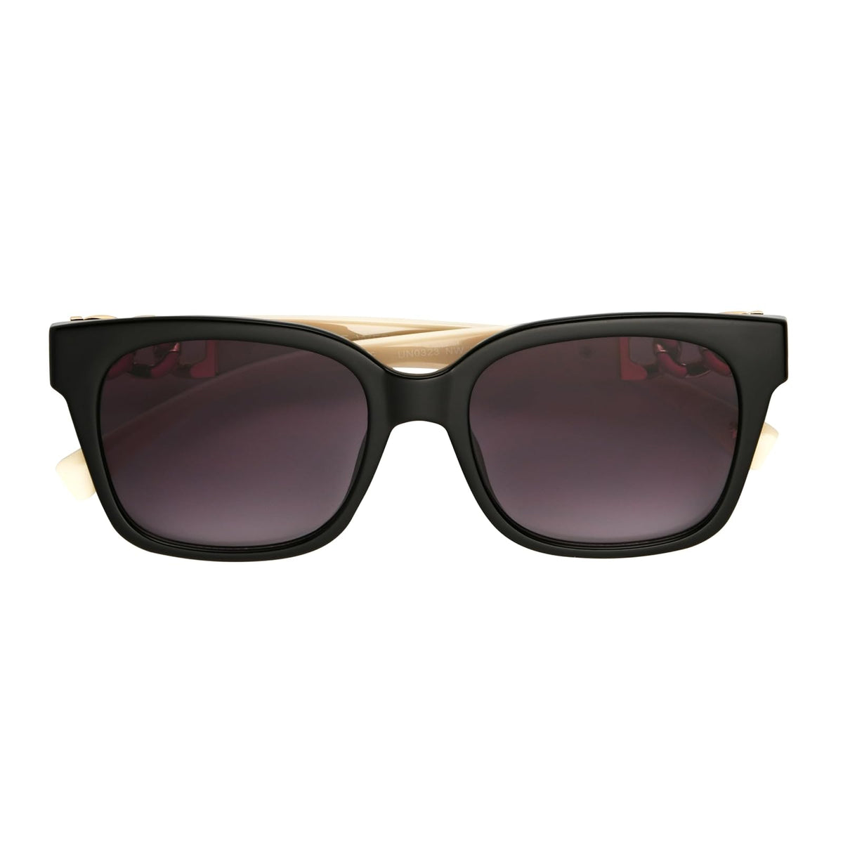 Nine West Katia - anteojos de sol cuadradas para mujer, Negro -, 55 mm