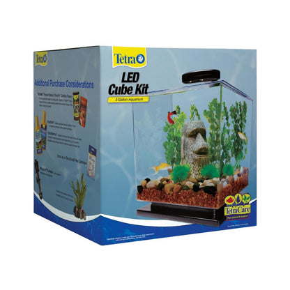 Tetra 29095 Cube Aquarium Kit, 3-Gallon