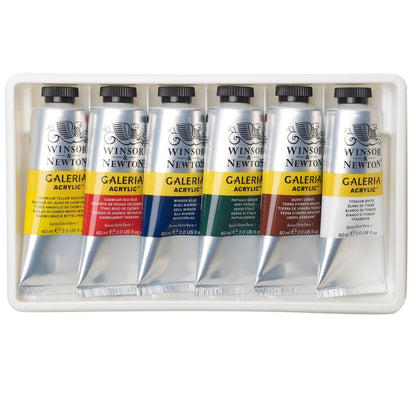 Winsor & Newton 2190516 EST.ACRILICO GALERIA C/6 TUBOS 60ml.