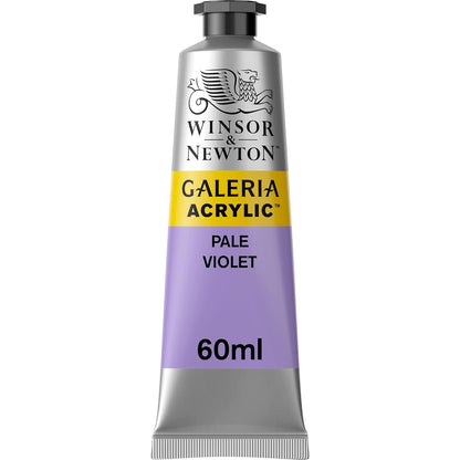 Winsor & Newton Galeria Pintura Acrílica, Tubo de 60 ml - Morado (Pale Violet 444) - Tubo de 60 ml