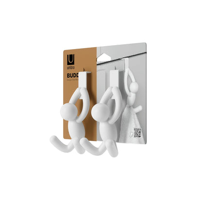 Umbra - Perchero Buddy 2 Ganchos Blanco