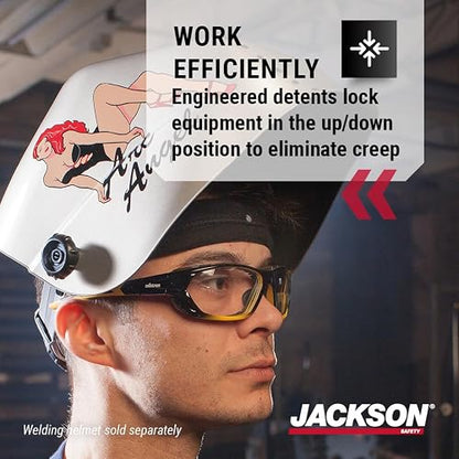Jackson Safety 370 Repuesto para casco de soldadura, Negro/ Gris