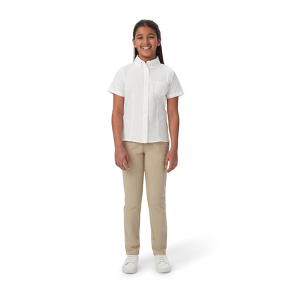 French Toast - Camisa Oxford de Manga Corta para niña