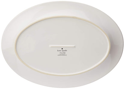 kate spade new york All in Good Taste Deco Dot Dinnerware Platter - White - 14"