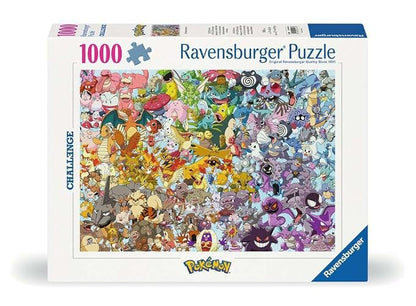 Ravensburger Pokémon 151 Clásicos de Kanto, Primera Generación | Rompecabezas 1000 Piezas para Adultos y Niños 12+ | Rompecabezas de Colección | Calidad Premium Alemana con Corte Preciso