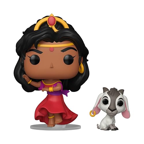 Funko Pop! & Buddy: Disney Hunchback of Notre Dame - Esmeralda and Djali | Mercancía Oficial - Figura de Vinilo Coleccionable para Decoración - Regalo de Cumpleaños para Fans