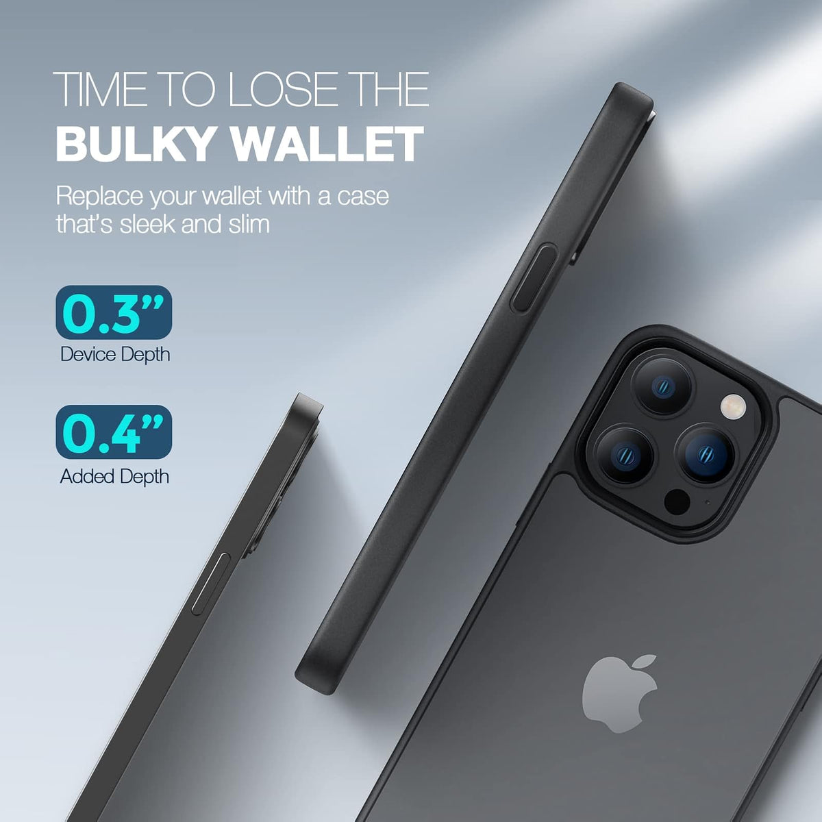 ORIbox - Funda Delgada para iPhone 11 de 6.1 Pulgadas, translúcida Mate, Delgada, a Prueba de Golpes, anticaída, no amarillenta