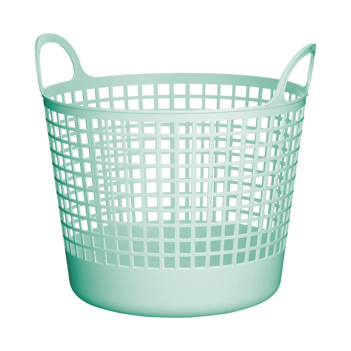 Like-it Storage Basket SCB-1 | Mint Blue, W16.14 x D14.57 x H14.76 in, Round, Portable, Waterproof Plastic