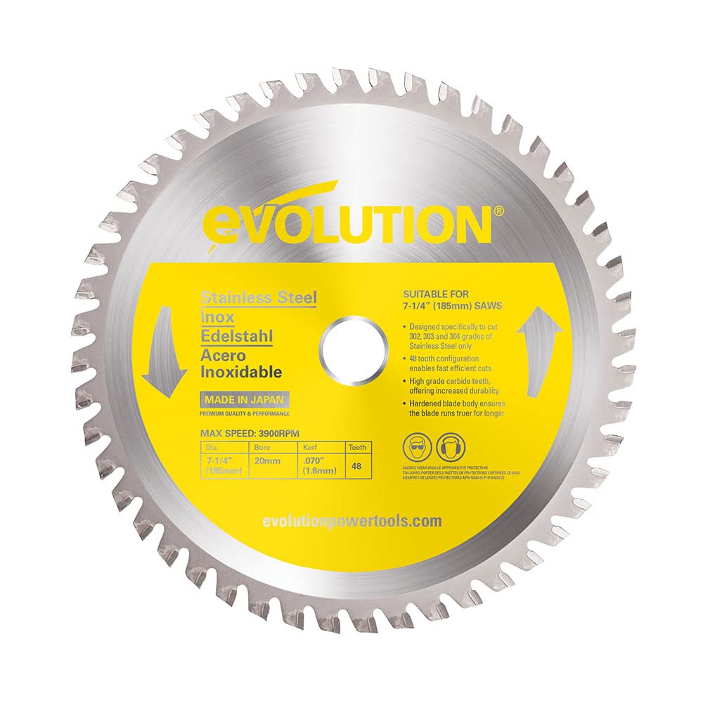 Evolution Power Tools Hoja de Sierra para Corte de Metal - 7-1 - 4\\ - Stainless Steel
