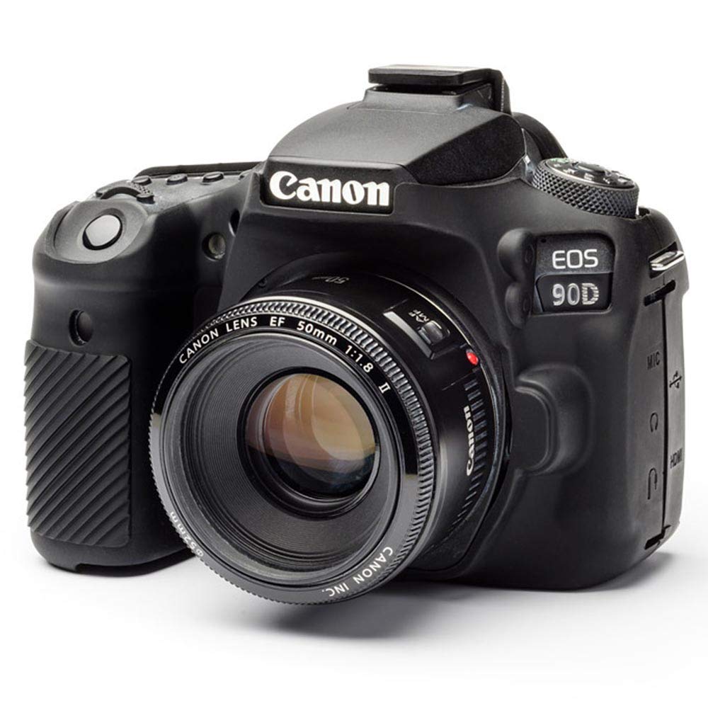 EasyCover Funda Protectora ECC90DB para Cámara Fotográfica Canon 90D Negro