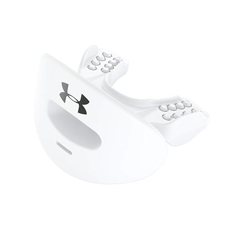 Under Armour Air - Protector de Labios para fútbol, protección de Boca Completa, Compatible con Tirantes, Ajuste instantáneo