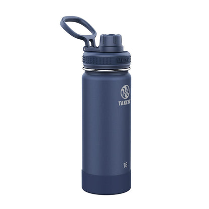 Takeya Actives Botella de Agua Aislada de Acero Inoxidable - 0.5 Litros - 510 gramos - Azul