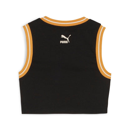 Puma Playera Corta Team, Mujer, Negro, Chico