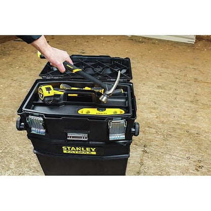 STANLEY Caja de Herramientas con Ruedas y Repisas Fatmax 4 en 1, 020800R