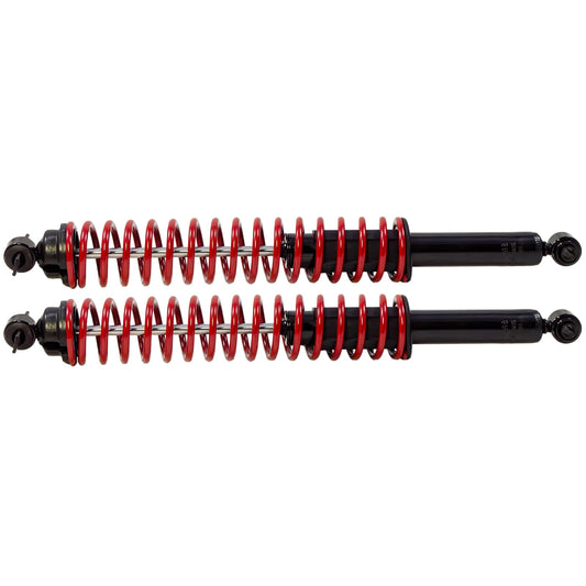 Gabriel Amortiguadores Traseros para Chevrolet y GMC C1500, C2500, C3500, K1500, K2500, K3500, Pickup de Cabina Extendida y Estándar, Color Negro y Rojo, Paquete con 2, Modelo 43163