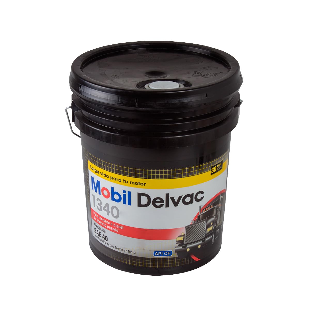 Lubricante Aceite Monogrado 40 19L Delvac 1340 Cubeta Mobil Sae 40