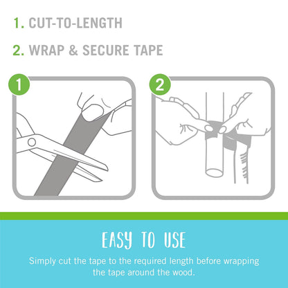 Corbatas ONE-WRAP de la marca VELCRO | Soportes para árboles y plantas para un crecimiento efectivo, los fuertes apretones de jardinería son reutilizables y ajustables | Corte a longitud, 5.5 m x 5