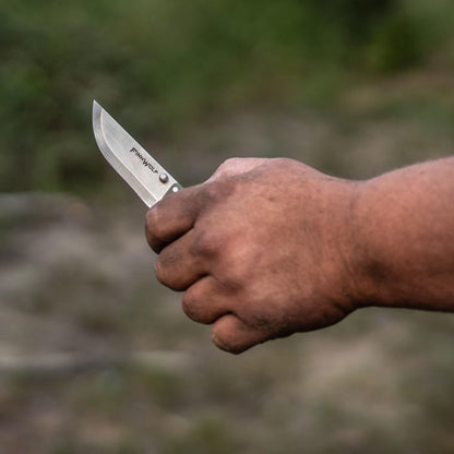 Cuchillo Plegable de Caza con Mango Verde Griv-Ex OD de 3.5 Pulgadas, AUS8A, de Acero frío, de 4.3 Pulgadas, AUS8A, en Caja