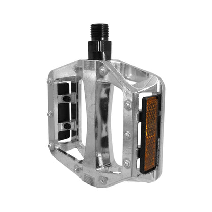 Benotto Pedal NWL-222 9/16 con Reflejantes Aluminio C:Plata