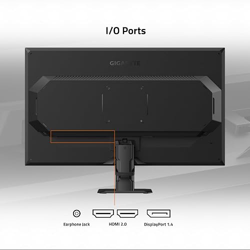 GIGABYTE - GS27QA SA - Monitor IPS Gaming de 27 Pulgadas - QHD 2560x1440-180Hz - MPRT de 1 ms - AMD FreeSync - HDMI, DP - Negro