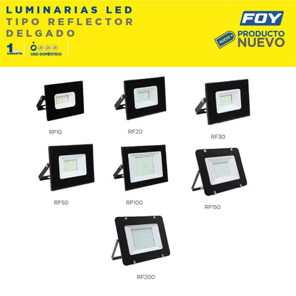 Foy RF100 Reflector de LED delgado 100 W de 11,000 lm