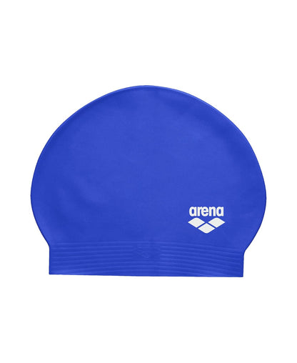 Arena Gorro de Natación de Látex Suave Unisex - Real - Blanco