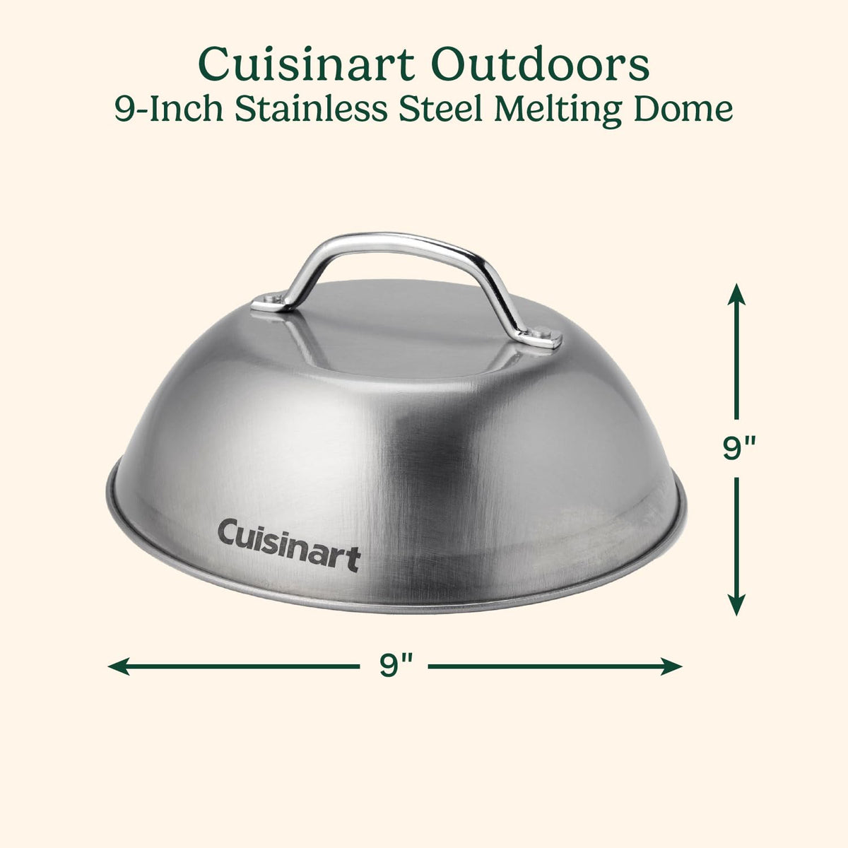 Cuisinart - Domo de fusión cmd-108, plateado