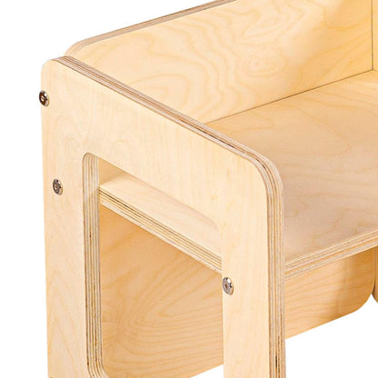 DUDUK Silla Evolutiva de 3 Alturas para Niños y Niñas – Ajustable, Ligera y Estable – Ideal para Juegos, Lectura y Actividades Montessori