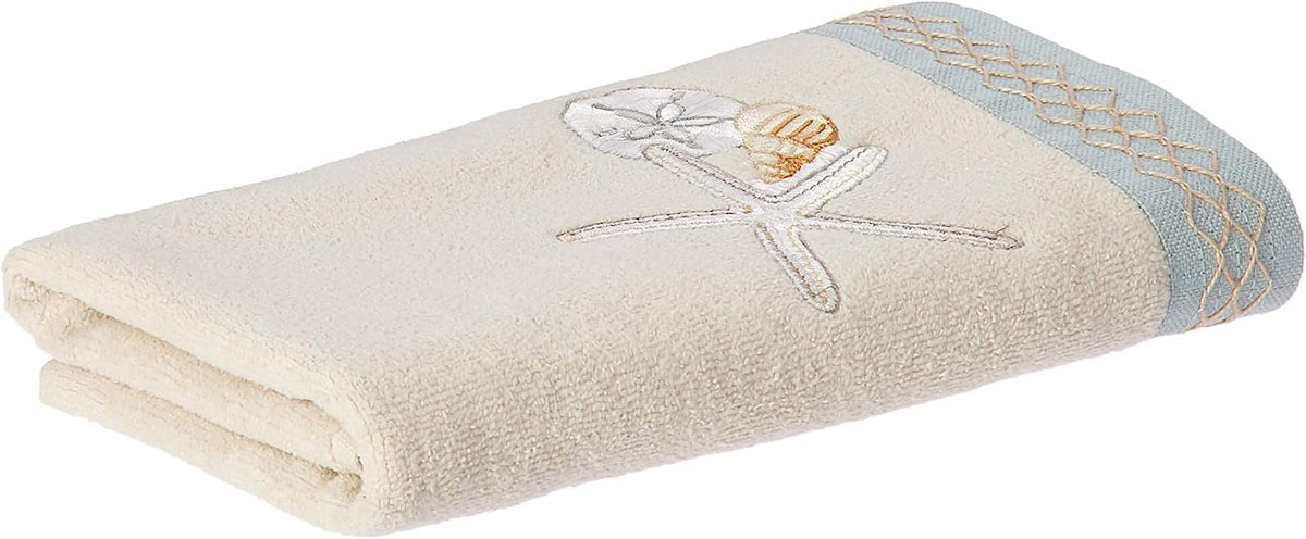 Avanti Linens - Toalla de Mano, Toalla de algodón Suave y Absorbente, Accesorios de baño inspirados en la Playa (colección Seaglass Collection)