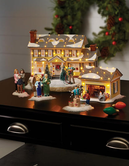 Department 56 Snow Village National Lampoon Vacation The Griswold Holiday Garage Lit Building, Multicolor, 4.06 Pulgadas, Multicolor