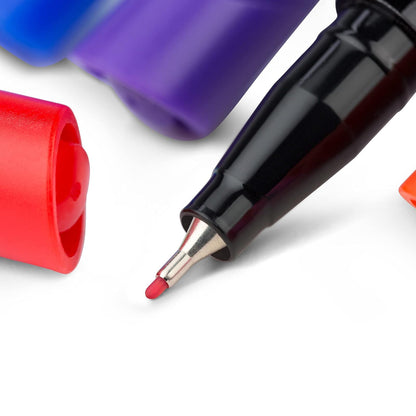 BIC Plumín Intensity Punto Ultra Fino No Traspasa el Papel Escritura Precisa Colores Intensos Surtido de Colores 10 Piezas