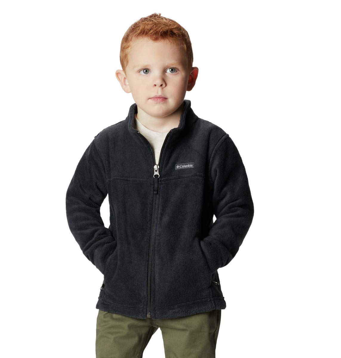 Columbia Zing III Chamarra de Forro Polar para Niño - Negro - - M