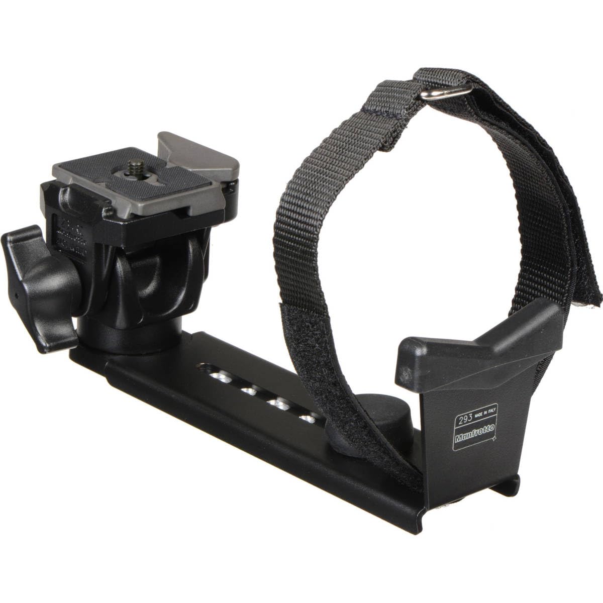 Manfrotto 293 - Soporte para Lente de teleobjetivo (sustituye a 3420), Color Negro