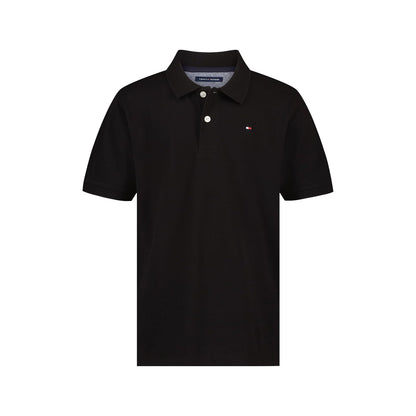 Tommy Hilfiger Playera Polo Manga Corta para Niño - 14-16 - Negro -