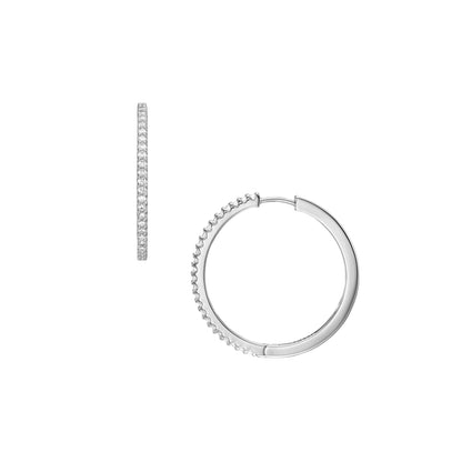 Fossil - arete colgantes de acero inoxidable para mujer