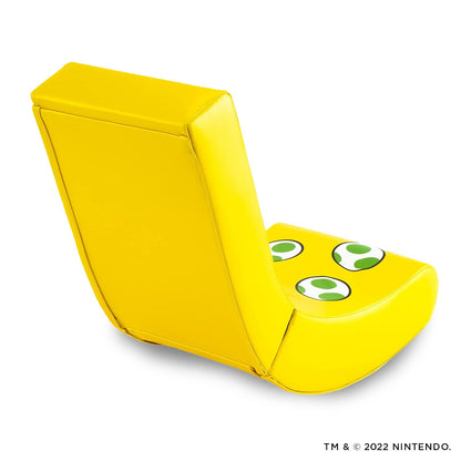 X Rocker Super Mario All-Star Floor Rocker-Yoshi, Silla de Juegos Nintendo, Amarillo