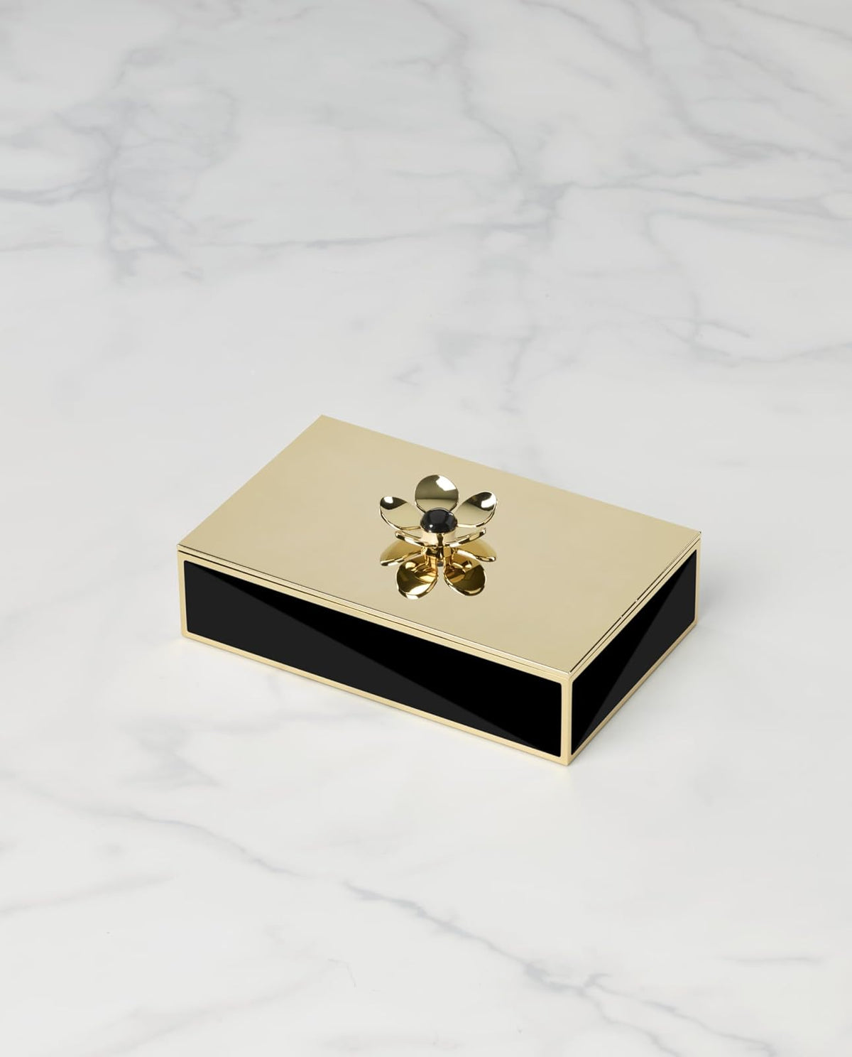 Kate Spade New York Make It Pop - Caja floral grande, color negro