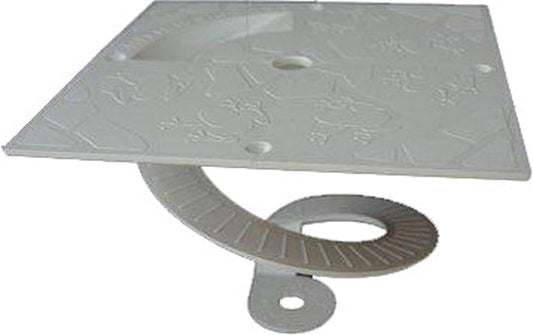 Critter Skimmer - Cubierta para Skimmer de Piscina Cuadrada DE 25,4 cm, Blanco, Cuadrado