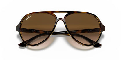 Ray-Ban RB4125 Cats 5000 Sunglasses 59 mm, Non-Polarized