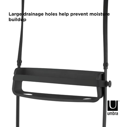 Umbra 023460-040 - Organizador para Ducha con Dos Niveles Flex, Negro
