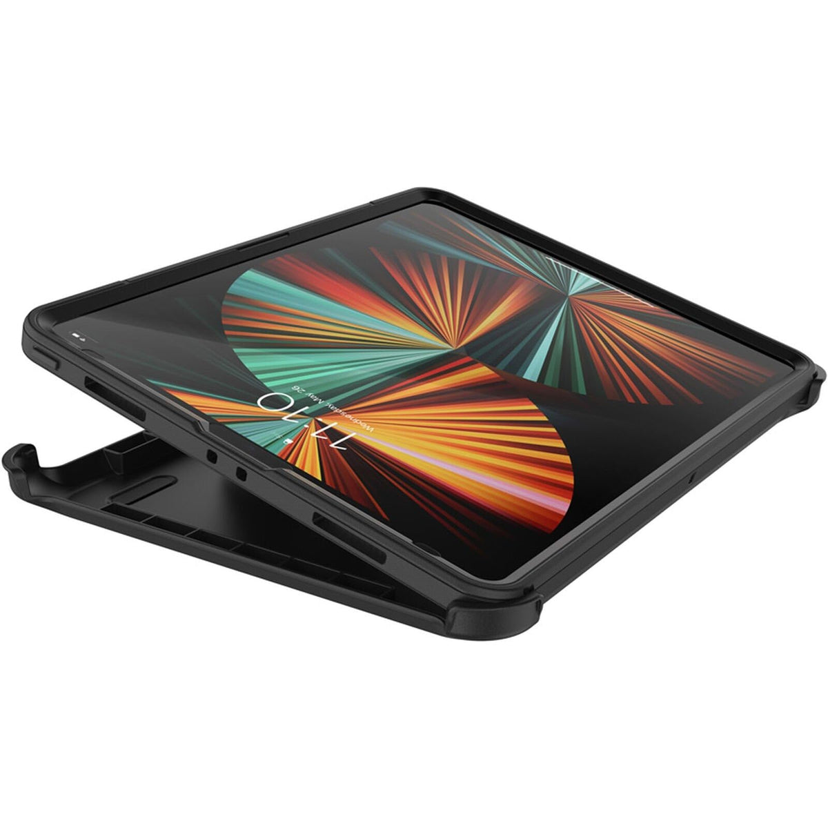 OtterBox Defender Series - Funda para iPad Pro de 12.9" (6ª, 5ª, 4ª y 3ª generación), Color Negro, Resistente, Duradero, protección de Revestimiento múltiple