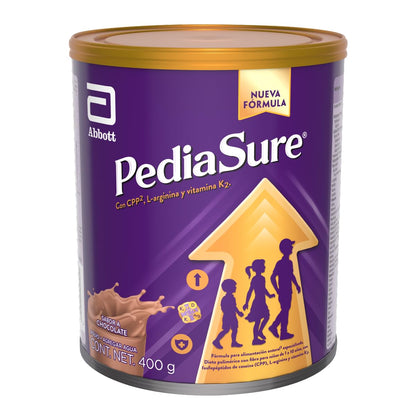 PediaSure Chocolate- Alimentación Especializada Polvo 400 g | Formula especializada para niños de 1 a 10 años con 5 grupos de nutrientes clave que apoya el crecimiento de los huesos.